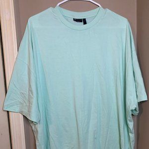 Men's OSOS Design Size L - Light Green Short Sleeve Tee T-Shirt Top